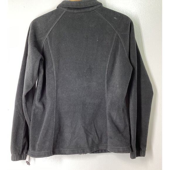 Columbia Jacket Womens Large Black Full Zip Fleece Gorpcore Coat - Picture 6 of 6